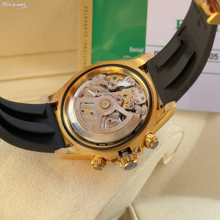 Rolex Daytona Gold White Dial Chronograph Watch view 9