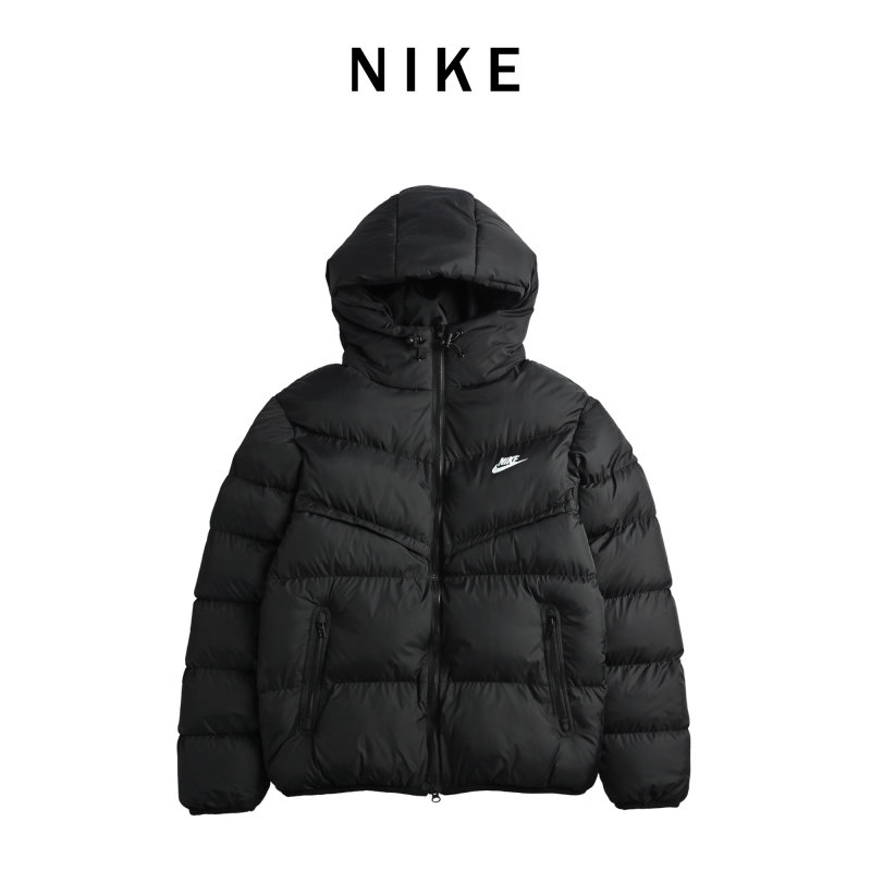Nike Black Puffer Down Jacket view