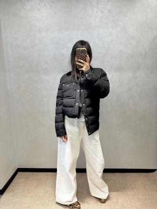 Prada Black Quilted Down Jacket view 3