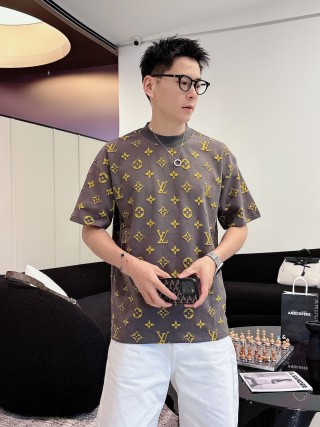 Louis Vuitton Monogram T-Shirt Brown Gold