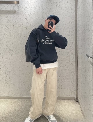 Dior Black 'For My Real Friends' Hoodie