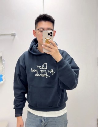 Dior Black 'For My Real Friends' Hoodie view 3