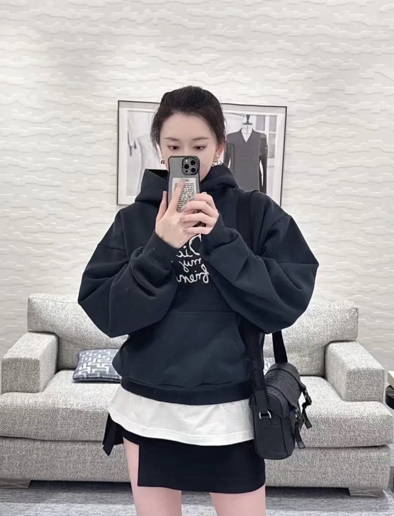 Dior Black 'For My Real Friends' Hoodie view