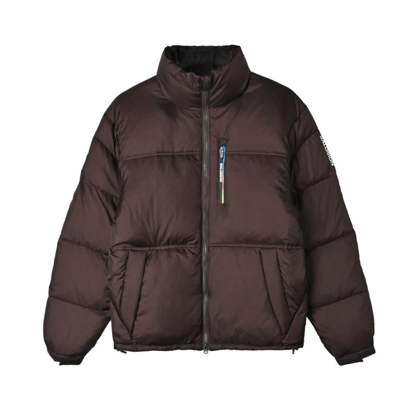 Chocolate Puffer Down Jacket view