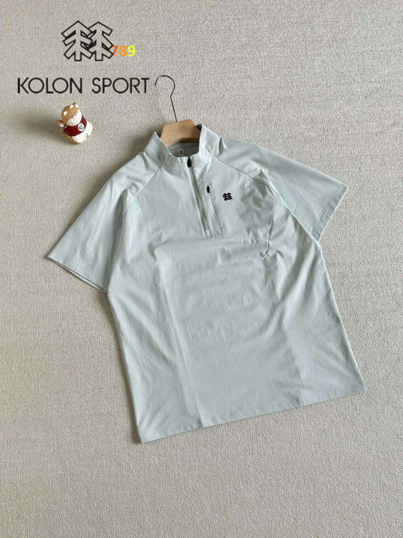 Kolonsport Half-Zip Pocket T-Shirt White