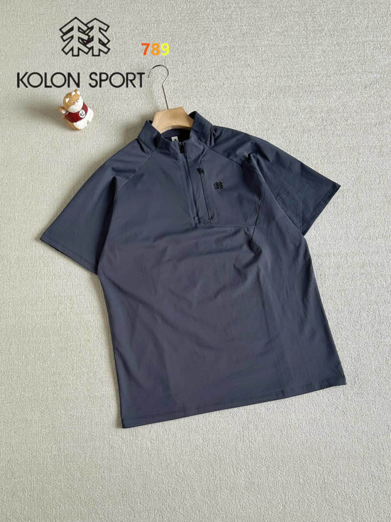 Kolonsport Half-Zip Pocket T-Shirt White view