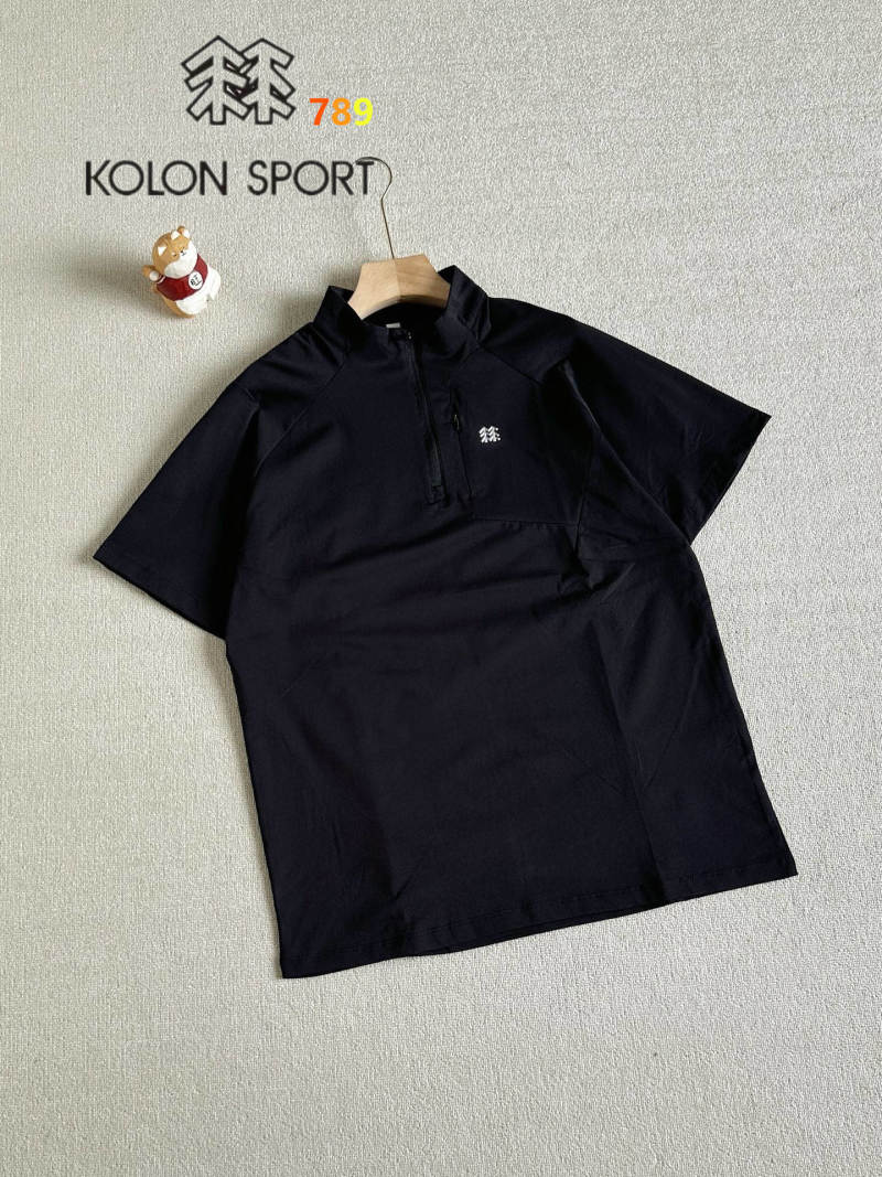 Kolonsport Half-Zip Pocket T-Shirt White view
