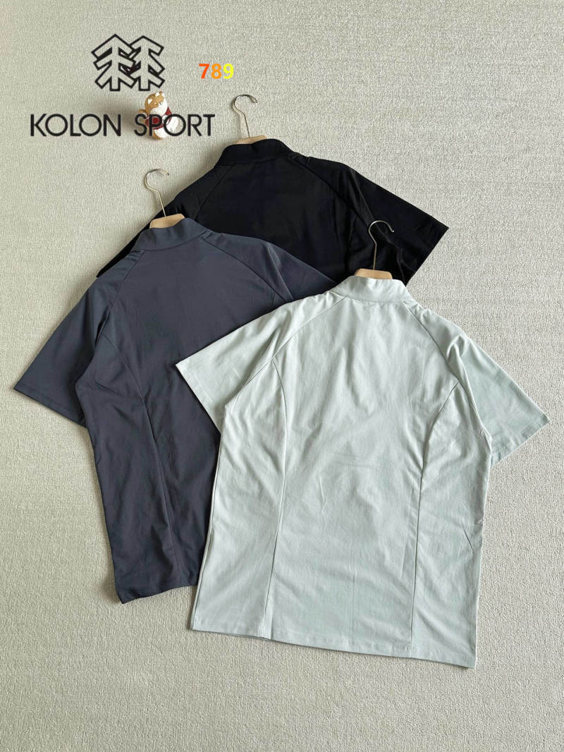 Kolonsport Half-Zip Pocket T-Shirt White view