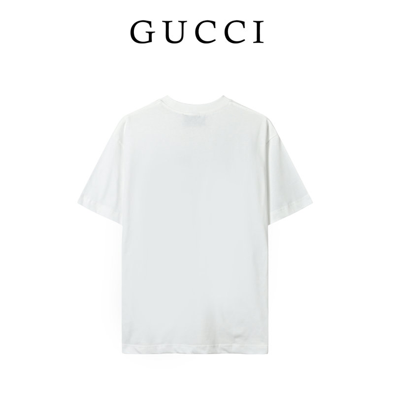 Gucci GG Logo Spray Paint White T-Shirt view
