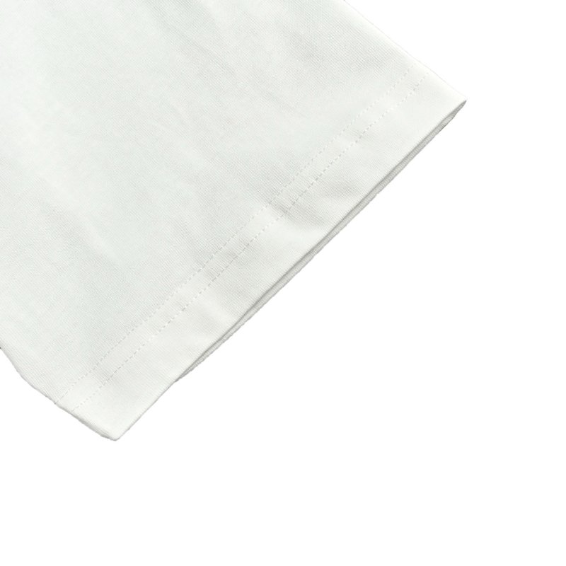 Colorblock Geometric Print White Short Sleeve T-Shirt view