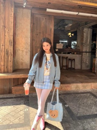 Polo Ralph Lauren Light Blue Denim Harrington Jacket view 6