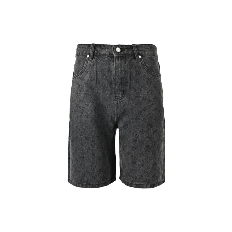Louis Vuitton Monogram Denim Shorts Grey view