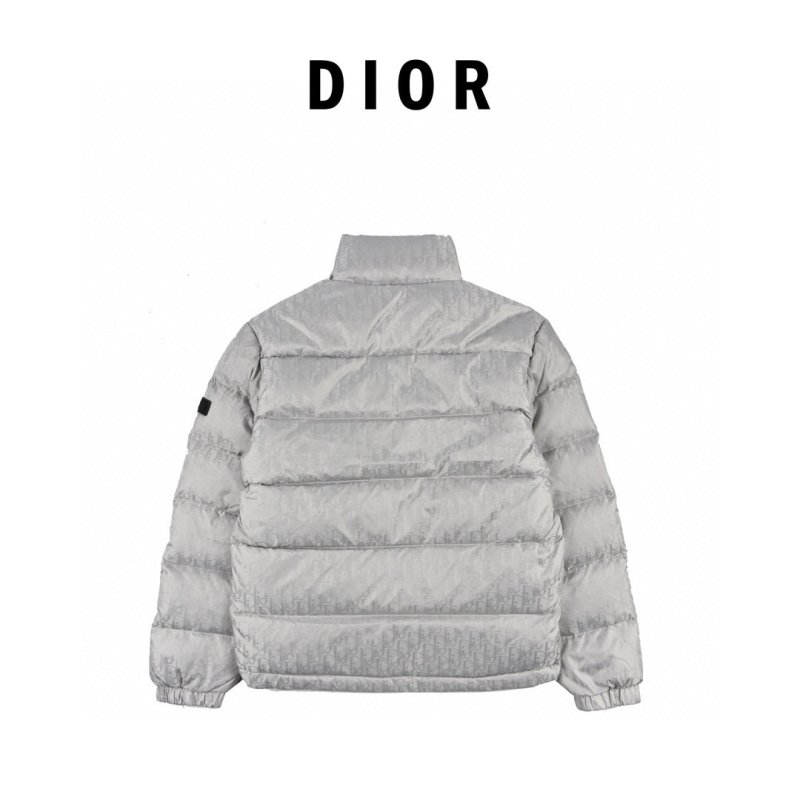 Black Quilted Down Puffer Jacket view