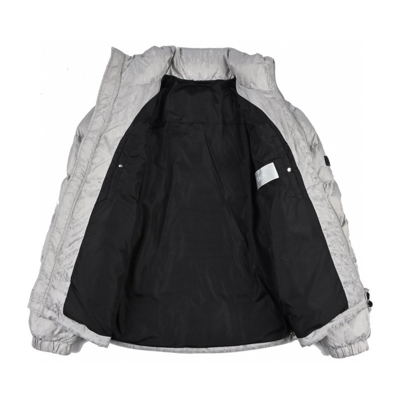 Black Quilted Down Puffer Jacket view