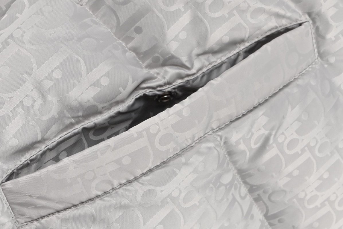 Black Quilted Down Puffer Jacket view