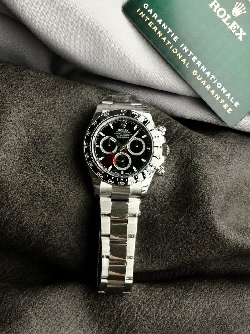Rolex Daytona Chronograph Steel Black Dial Watch M126500LN