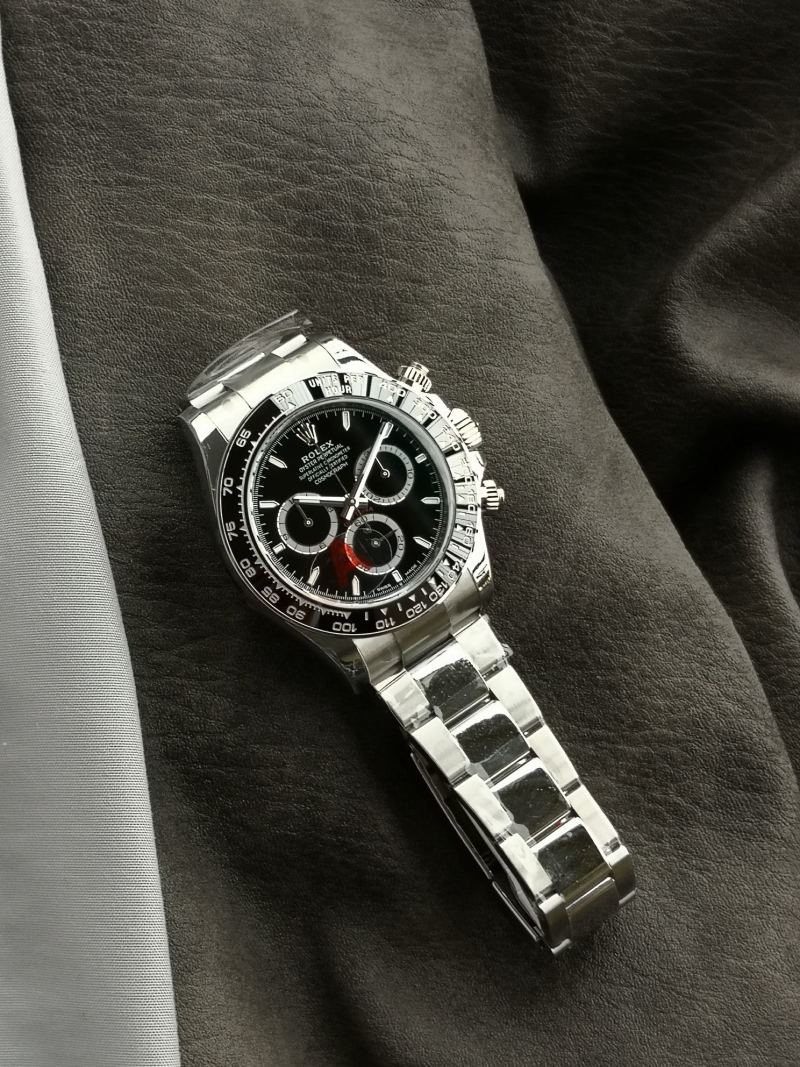 Rolex Daytona Chronograph Steel Black Dial Watch M126500LN view