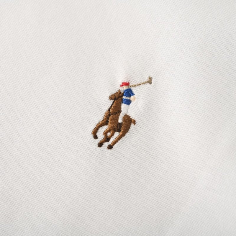 Polo Ralph Lauren White Crew Neck T-Shirt view