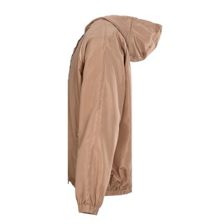 Gucci Beige Nylon Zip Hooded Windbreaker Jacket view 2
