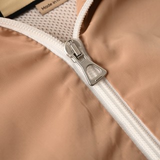 Gucci Beige Nylon Zip Hooded Windbreaker Jacket view 9