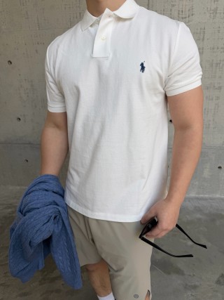 Polo Ralph Lauren White Short-Sleeve Polo T-Shirt view 2