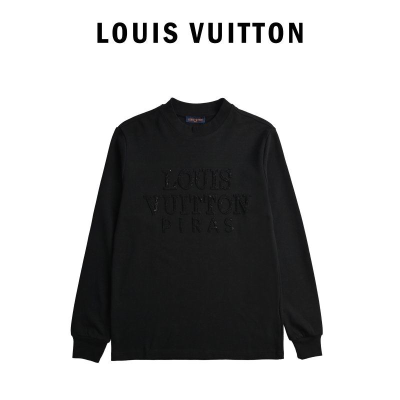Louis Vuitton Black Studded Logo Sweatshirt view