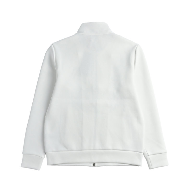 Fendi White Zip-Up Track Jacket with Eye Logo view