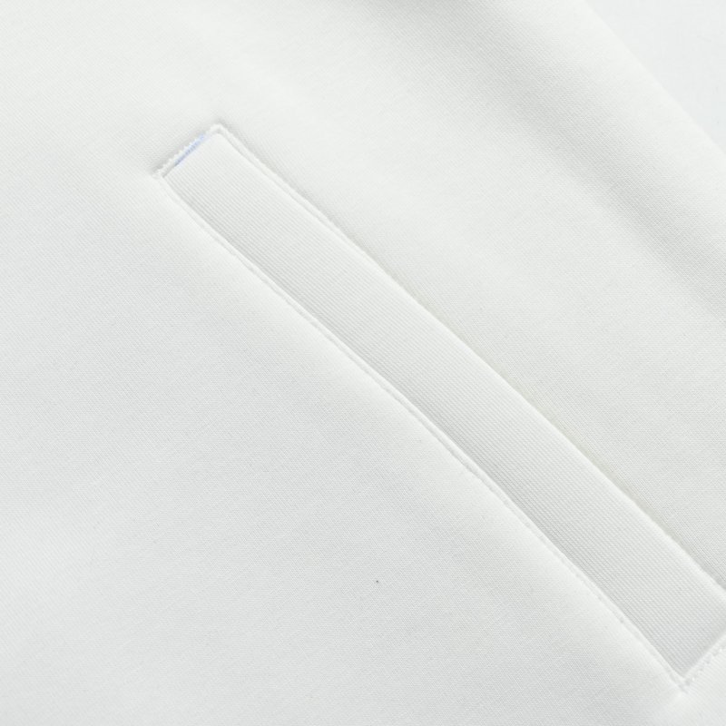 Fendi White Zip-Up Track Jacket with Eye Logo view