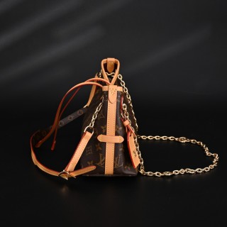 Louis Vuitton Monogram CarryAll BB Chain Shoulder Bag view 3