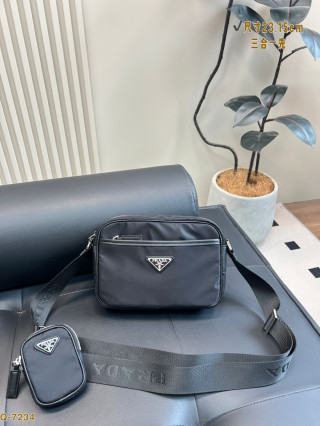 Prada 3-in-1 Camera Bag Black Nylon view 5