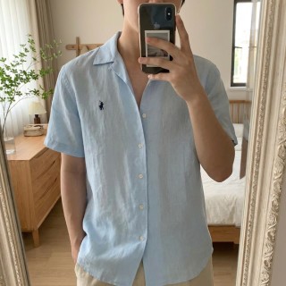 Polo Ralph Lauren Light Blue Short Sleeve Oxford Shirt