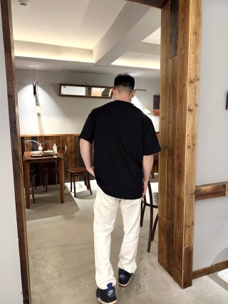 Moncler Black Graphic Logo T-Shirt view 9
