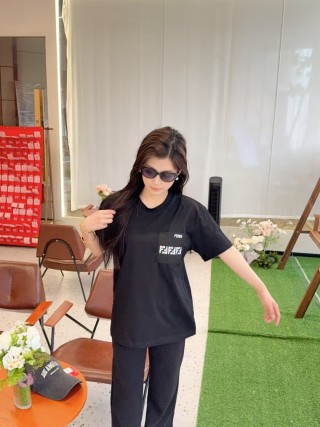 Black Logo Print Short Sleeve T-Shirt view 8