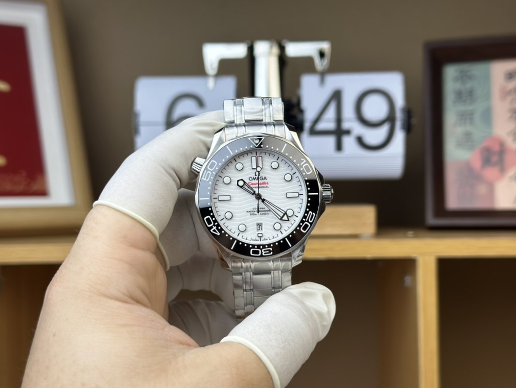 Omega Seamaster 300M Panda Dial Steel Watch view