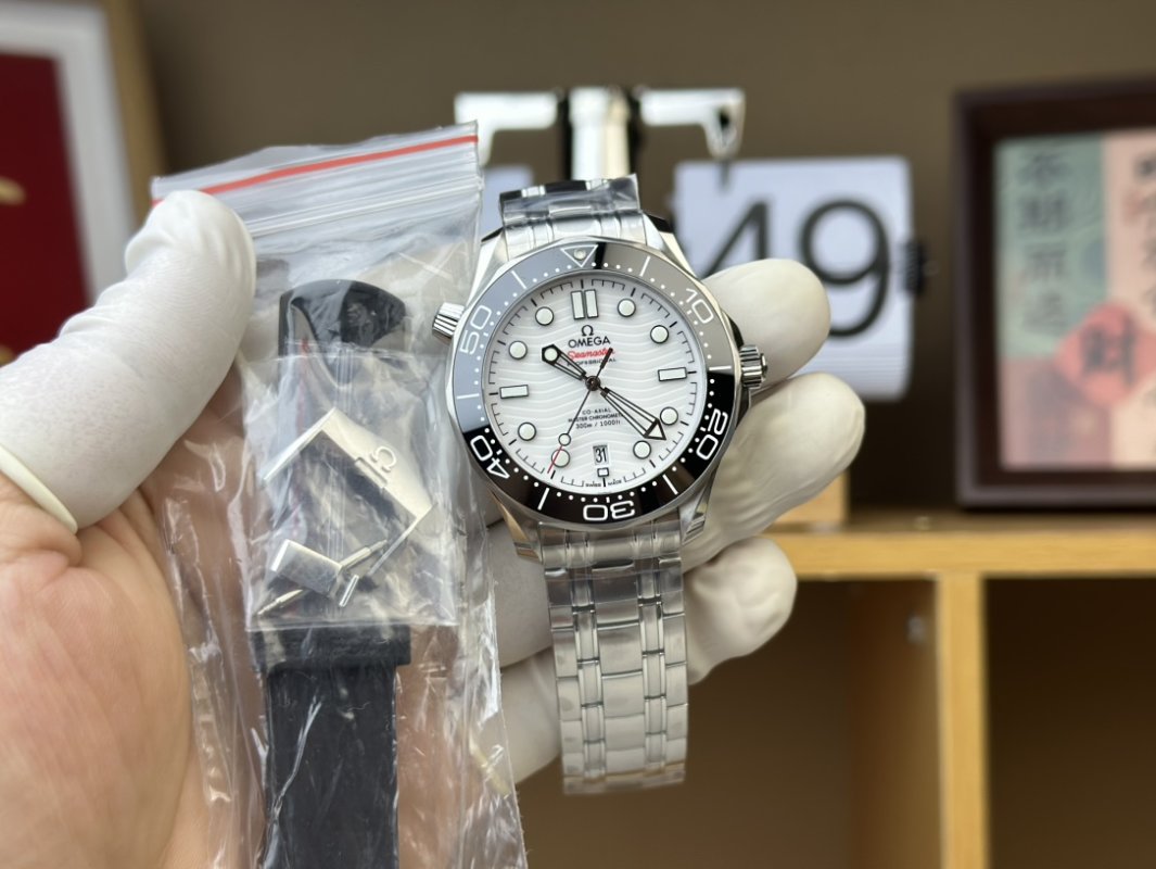 Omega Seamaster 300M Panda Dial Steel Watch view
