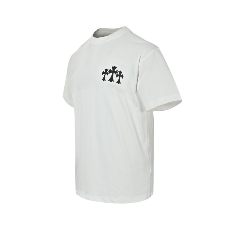 Chrome Hearts Black Cross White T-Shirt view