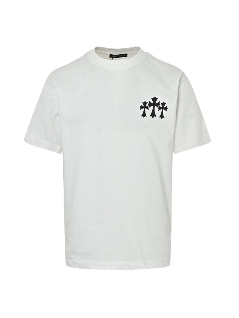 Chrome Hearts Black Cross White T-Shirt view