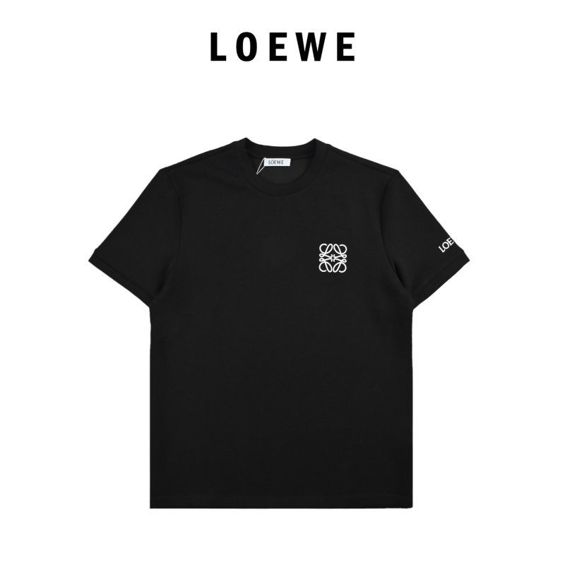 Loewe Anagram Black Short Sleeve T-Shirt view