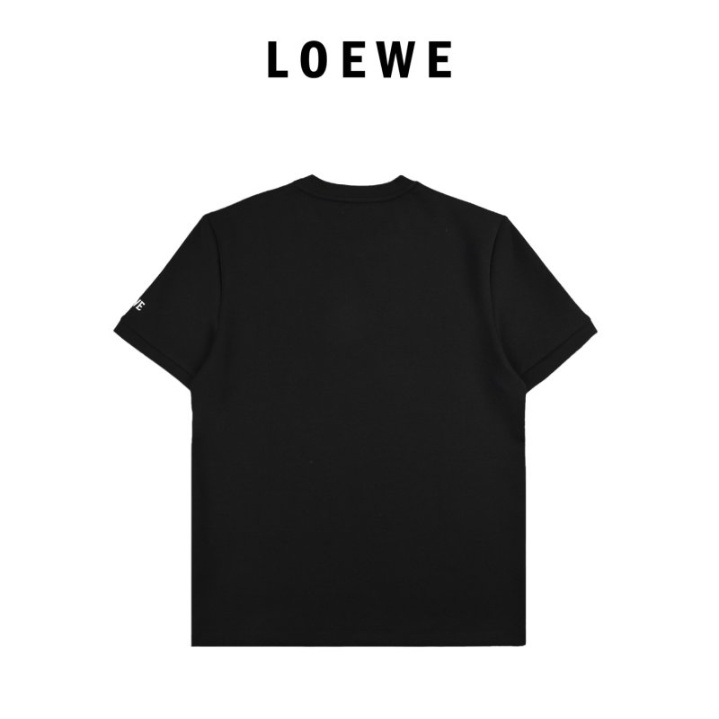 Loewe Anagram Black Short Sleeve T-Shirt view