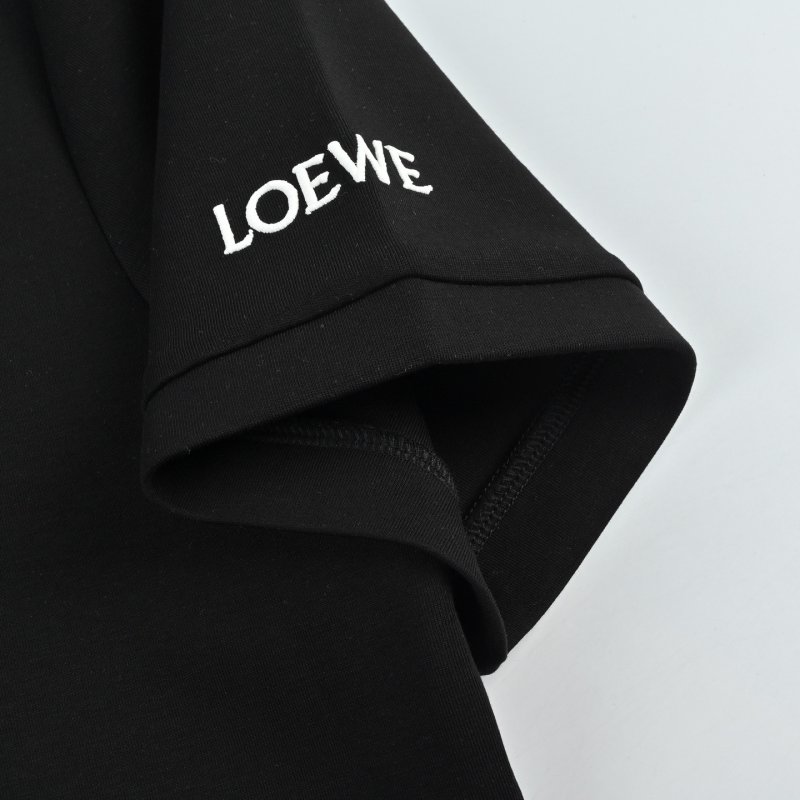 Loewe Anagram Black Short Sleeve T-Shirt view