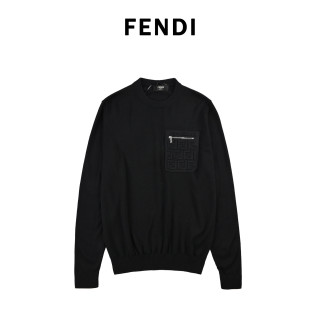 Stone Island Black Crewneck Sweatshirt with Chest Pocket view 6