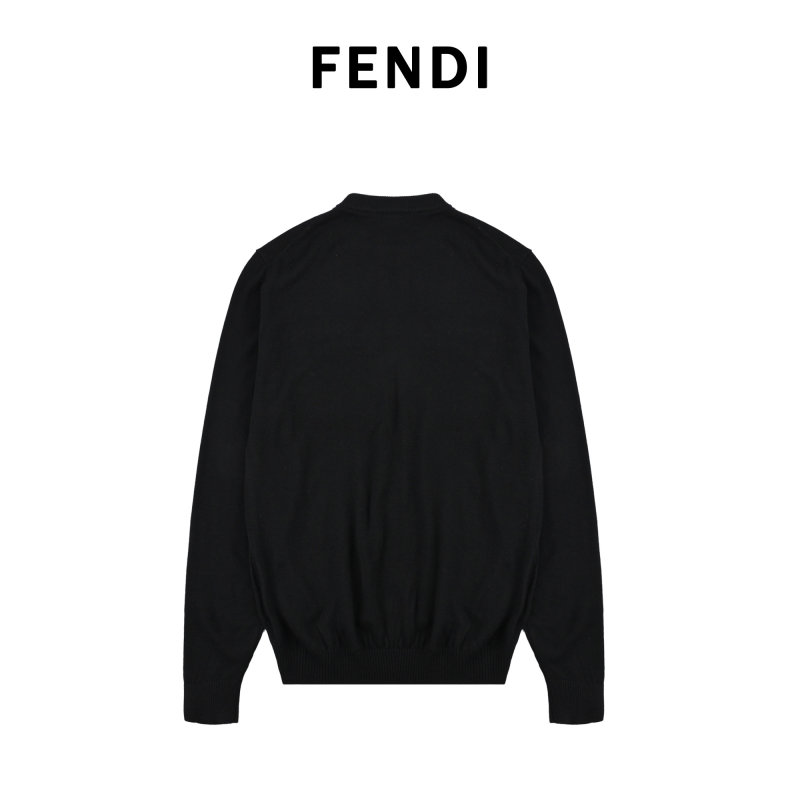 Stone Island Black Crewneck Sweatshirt with Chest Pocket view