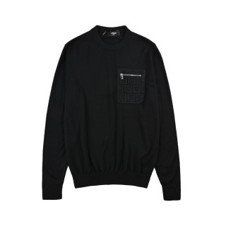 Stone Island Black Crewneck Sweatshirt with Chest Pocket view 8