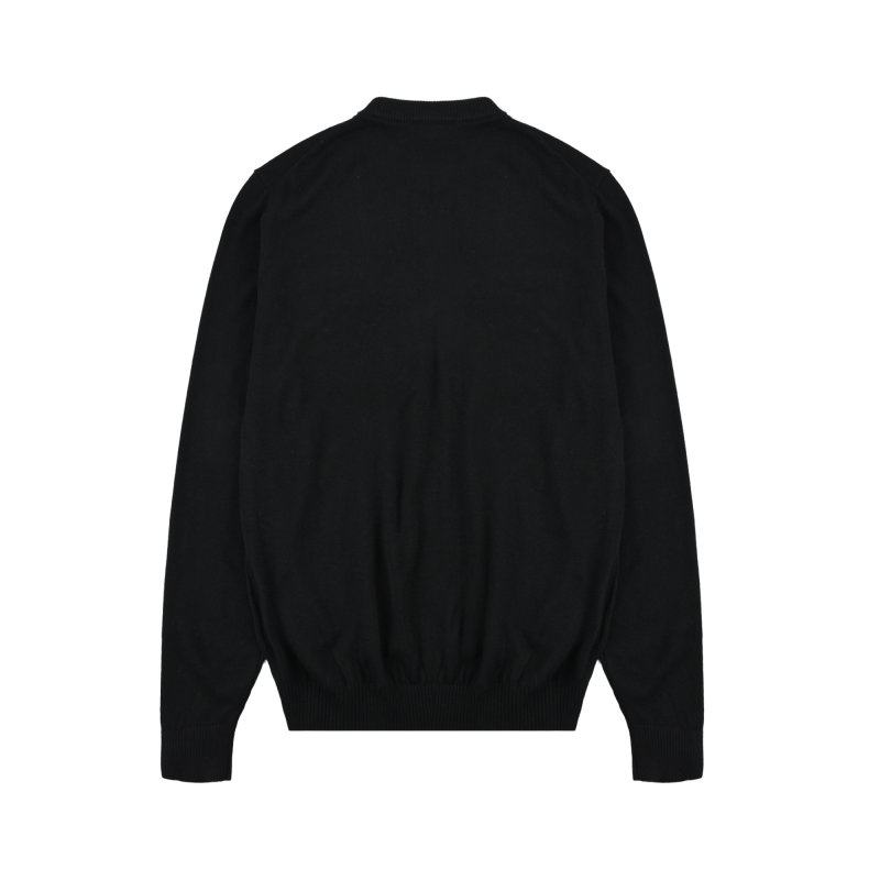 Stone Island Black Crewneck Sweatshirt with Chest Pocket view