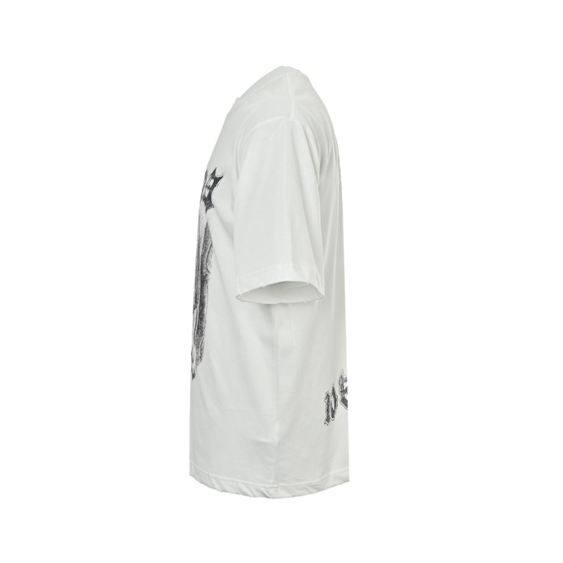 Cream Graphic Print Short Sleeve T-Shirt view