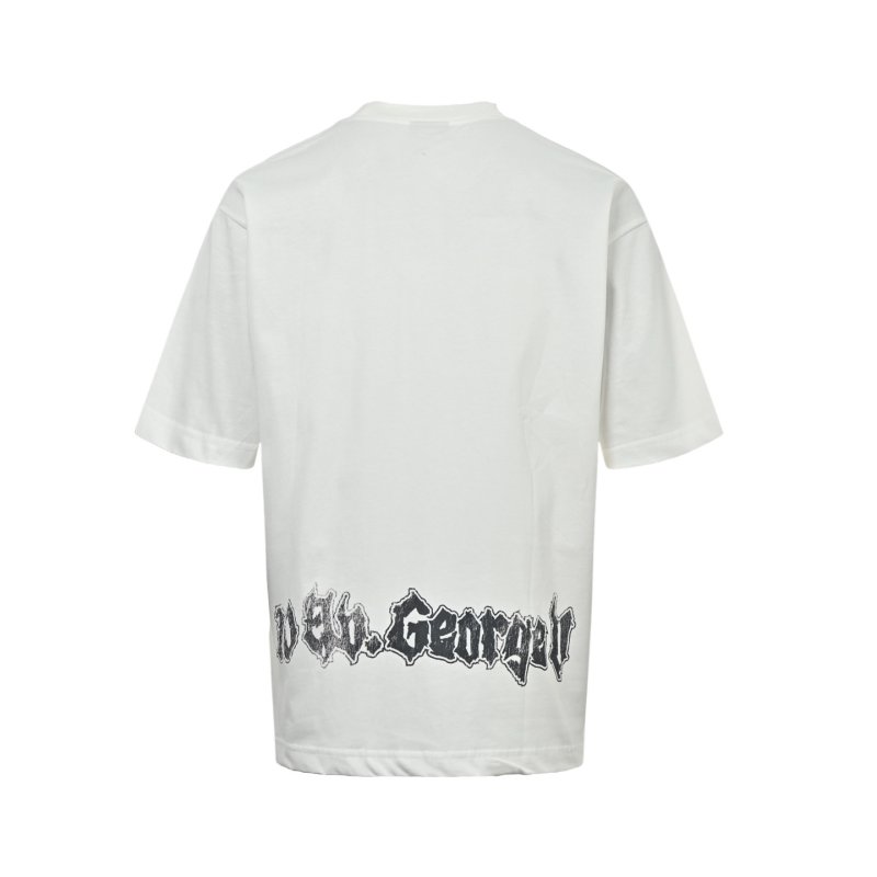 Cream Graphic Print Short Sleeve T-Shirt view