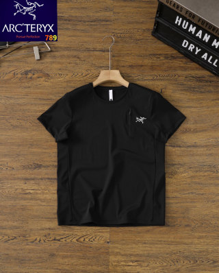 Arc'teryx Kadem Polo Black Short Sleeve T-Shirt