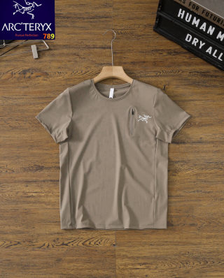 Arc'teryx Kadem Polo Black Short Sleeve T-Shirt view 2