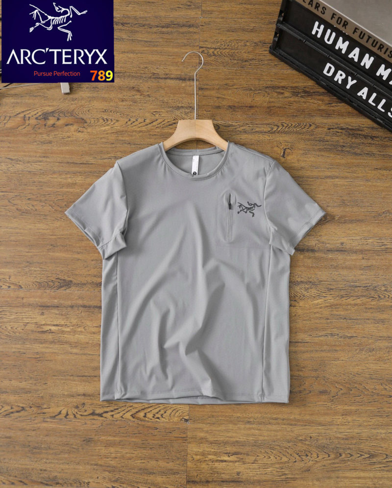Arc'teryx Kadem Polo Black Short Sleeve T-Shirt view