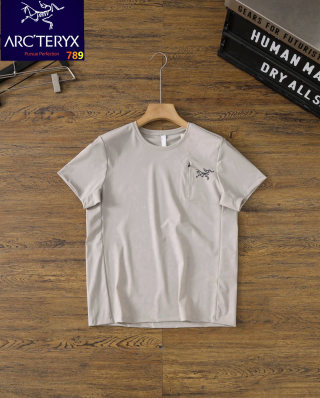 Arc'teryx Kadem Polo Black Short Sleeve T-Shirt view 4